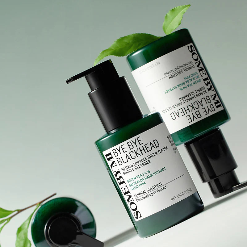 SOME BY MI Bye Blackhead 30 Days Miracle Green Tea Tox Bubble Cleanser