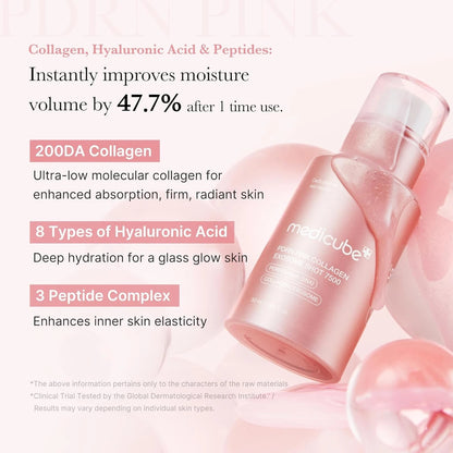 Medicube PDRN Pink Collagen Exosome Shot Serum 7500 30ml