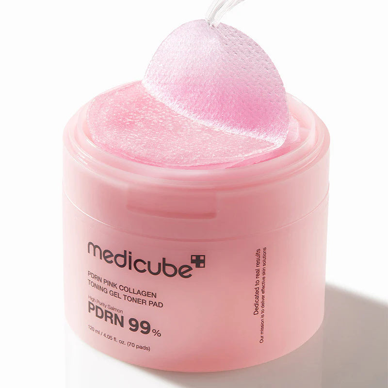 PDRN PINK COLLAGEN TONING GEL TONER PAD 70ea