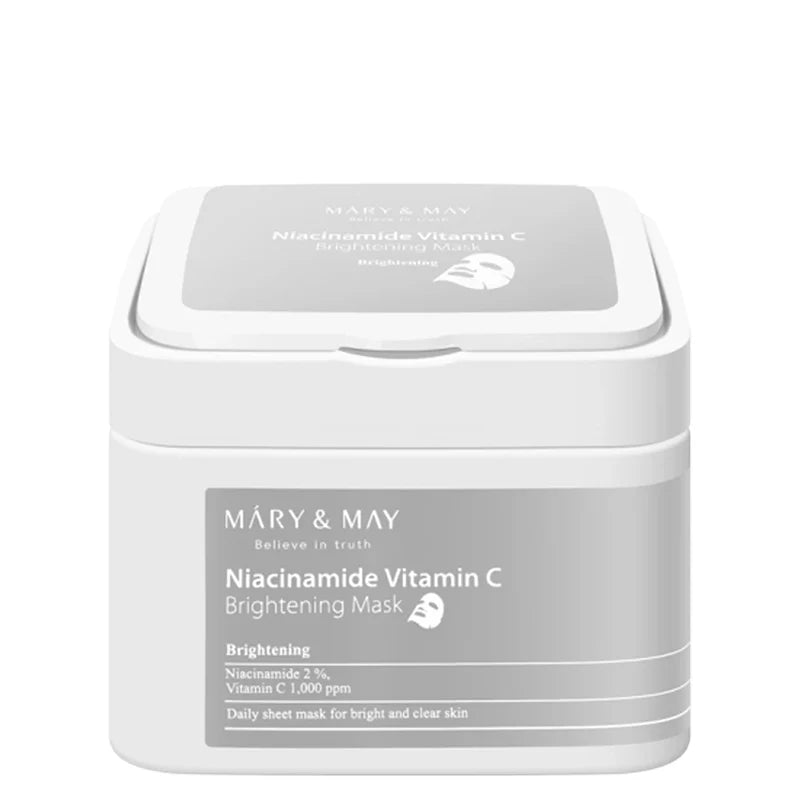 Mary & May Niacinamide Vitamin C Brightening Mask 30 stuks