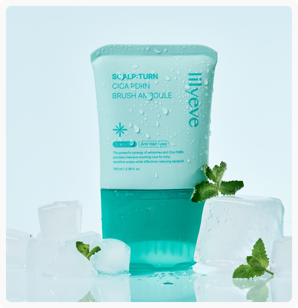 LILYEVE SCALP:TURN CICA PDRN BRUSH AMPOULE 100ml