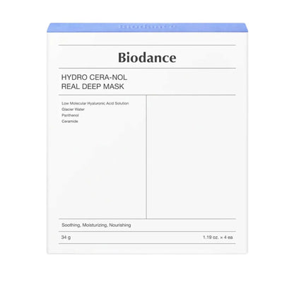 Biodance Hydro Cera-Nol Real Deep Mask Pack (4ea)
