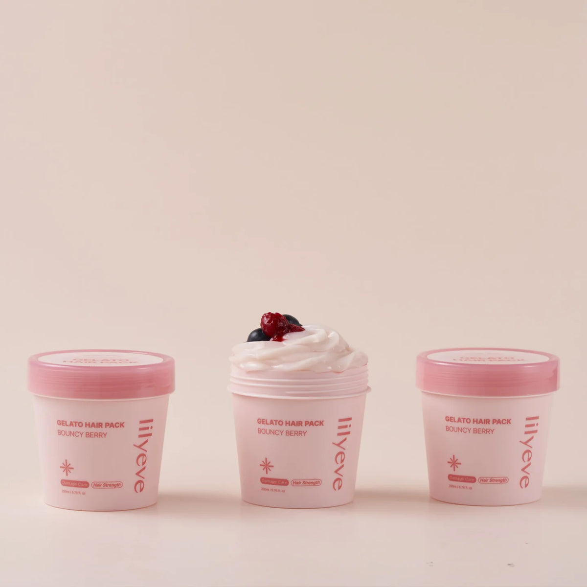 Lilyeve GELATO Hair Pack BOUNCY BERRY 200ml