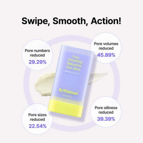 By Wishtrend Pore Smoothing Bakuchiol Sun Stick