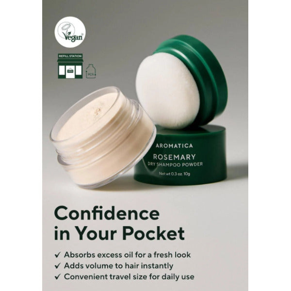 Aromatica Rosemary Dry Shampoo Powder 10g