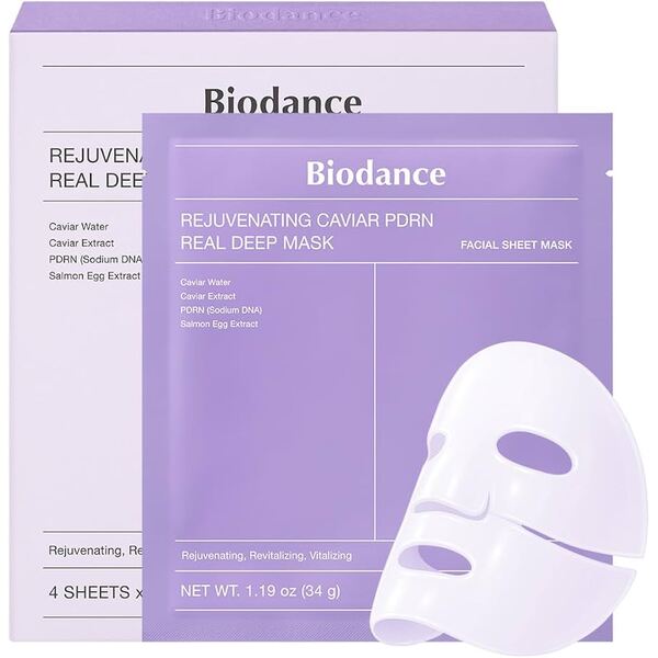 Biodance Rejuvenating Caviar PDRN Real Deep Mask (4ea)