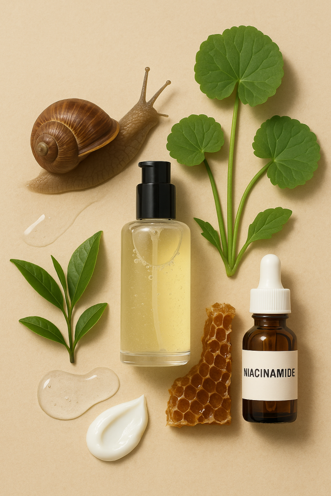 Ingrediënten in korean skincare producten