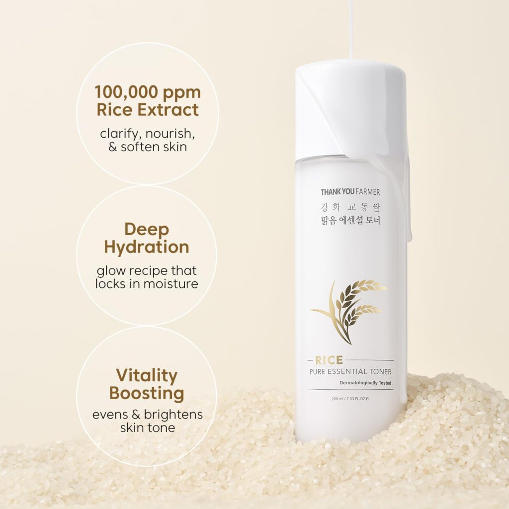 THANK YOU FARMER Rice Pure Essential Toner - Afbeelding 5