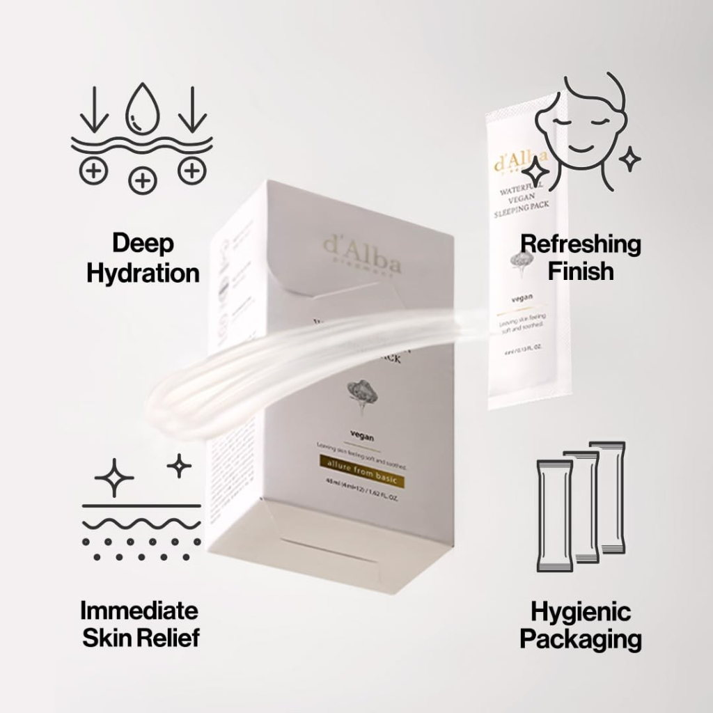 d'Alba Waterfull Vegan Sleeping Pack - Image 4