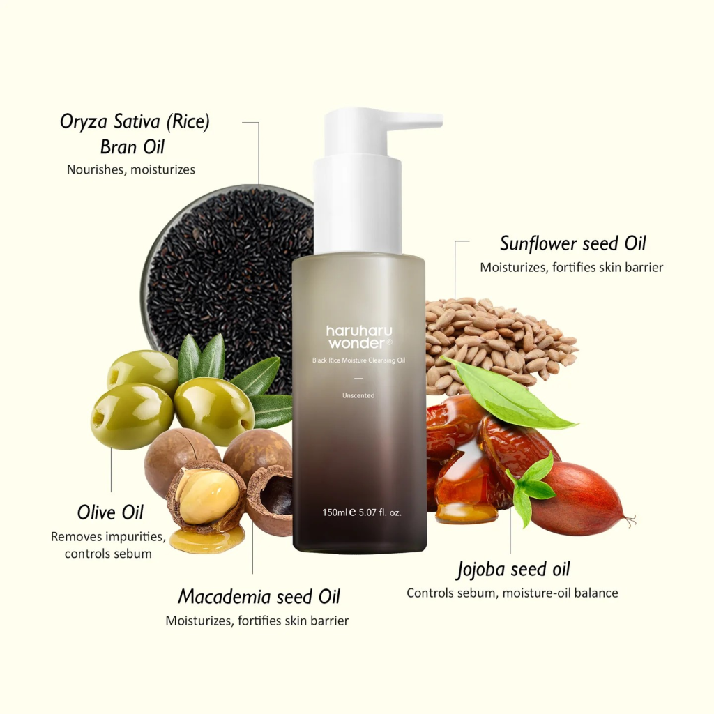 Haruharu wonder Black Rice Moisture Deep Cleansing Oil - Image 4