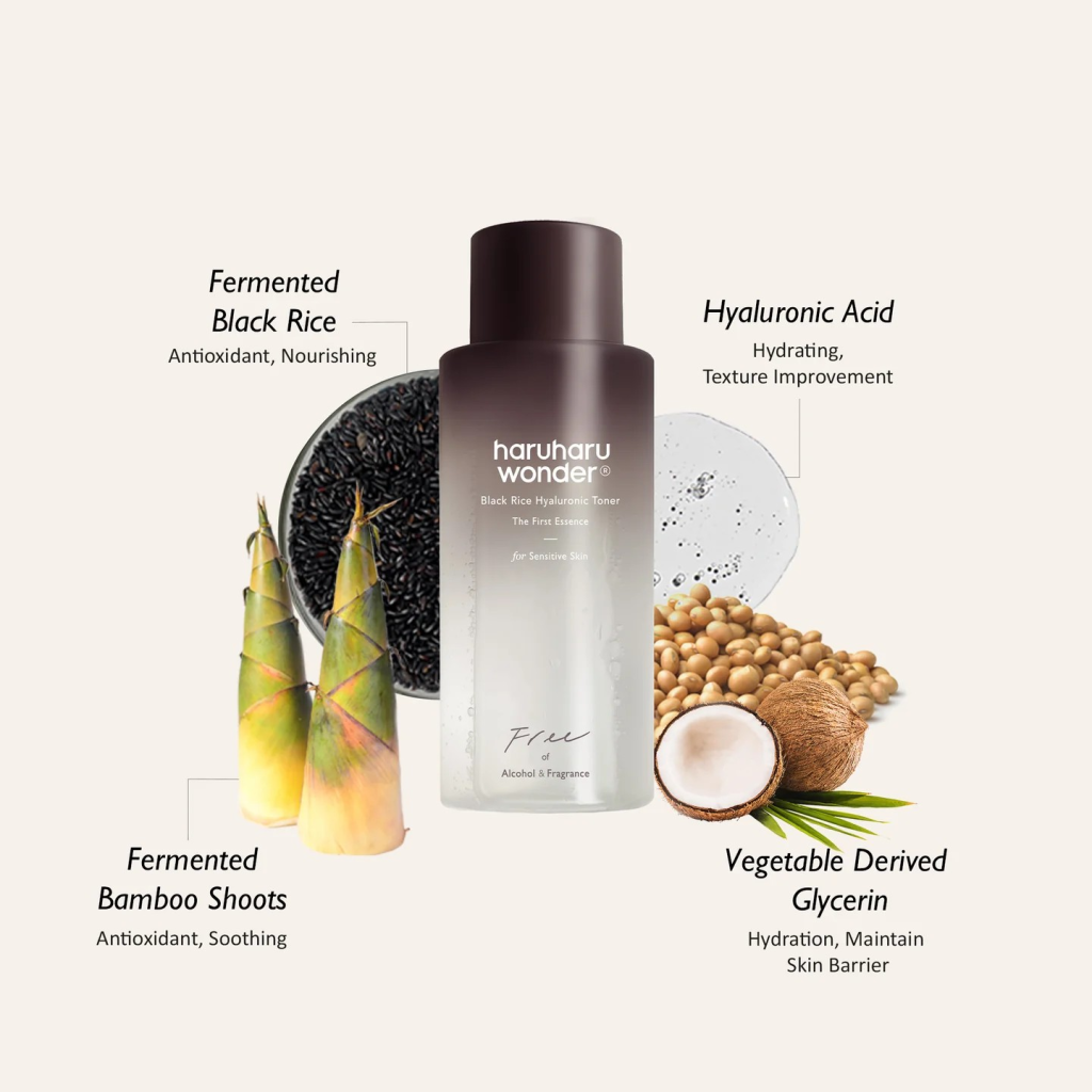 Haruharu wonder Black Rice Hyaluronic Toner Free of Alcohol Fragrance - Image 5