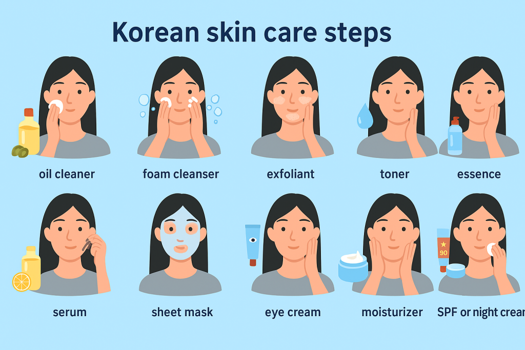 10 steps korean skincare