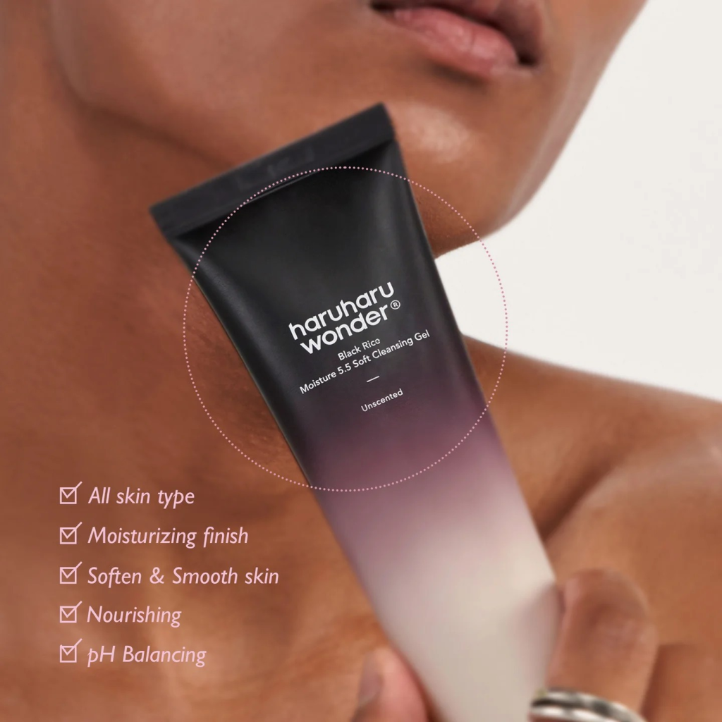Haruharu wonder Black Rice Moisture 5.5 Soft Cleansing Gel - Image 3