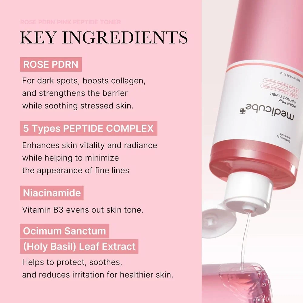 Medicube PDRN Pink Cica Soothing Toner - Afbeelding 2